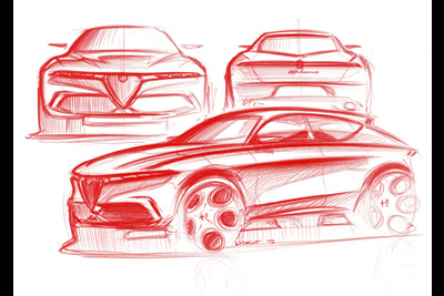 Alfa Romeo Tonale plug-in hybrid SUV Concept 